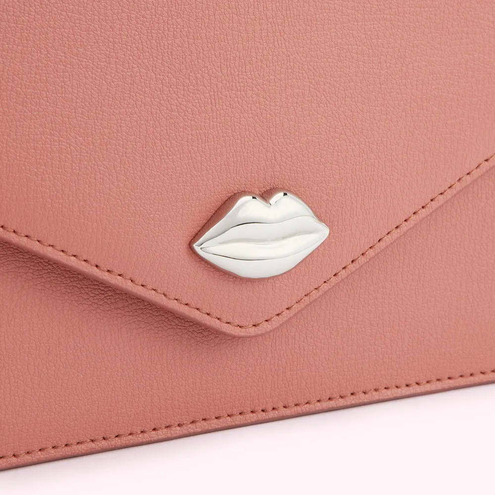 AGATE TEXTURED LEATHER RUDY CLUTCH BAG
