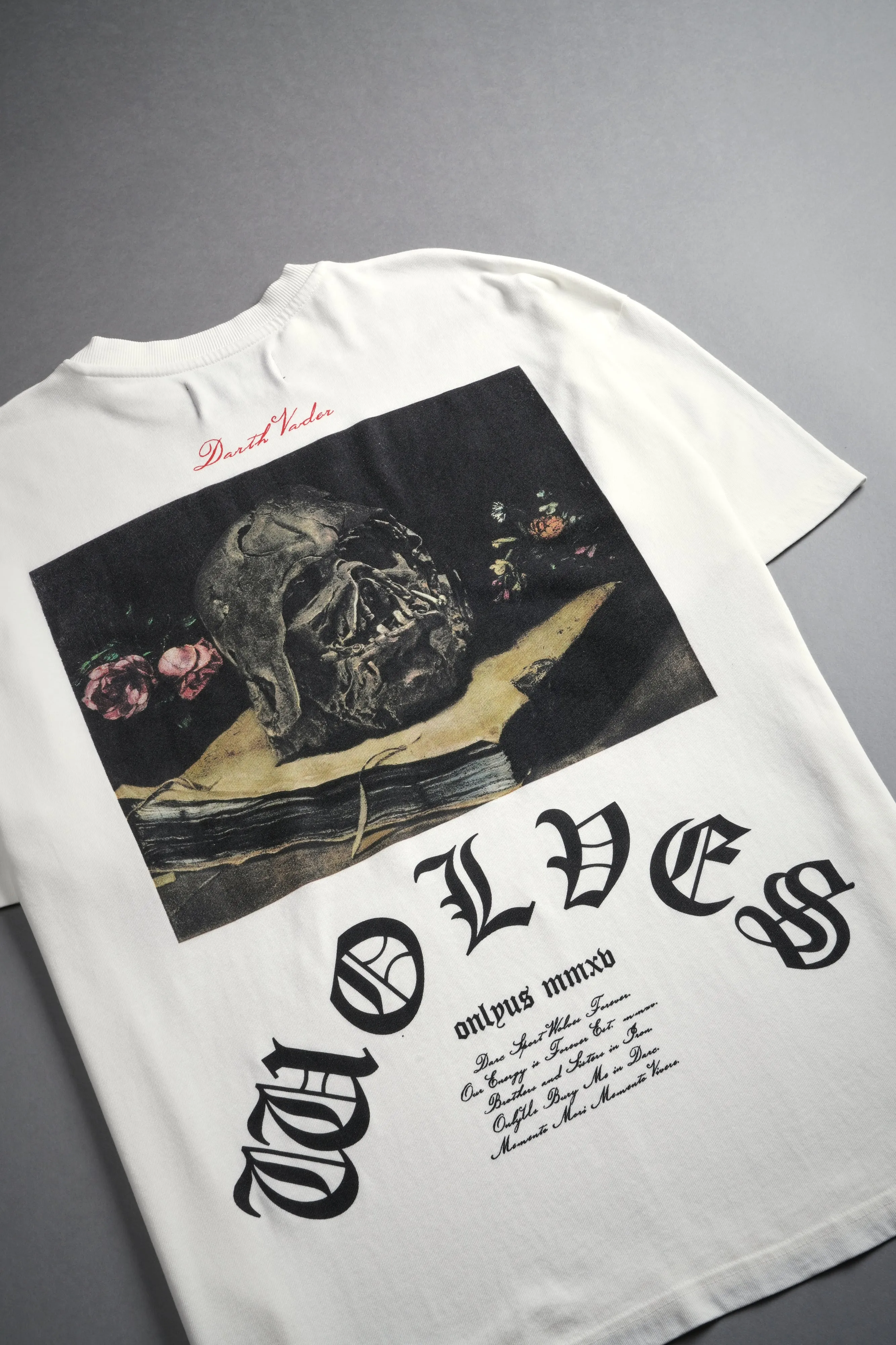 Ashes Of The Dark Lord "Premium" Oversized Tee in Cream