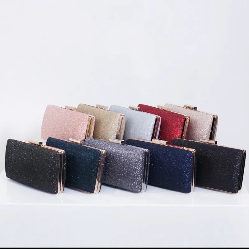 Ashore Shop New Year Luxury Designer Handbag Champagne Purses Evening Clutch Retro Bling Shoulder Crossbody Bag for Wedding