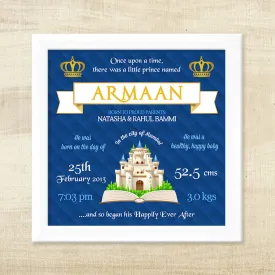 Birth Memory Frame - Little Prince
