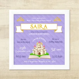 Birth Memory Frame - Little Princess