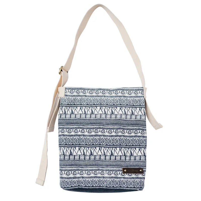 Canvas Bohemian Print Small Shoulder Bags Tote Womens Canvas Bucket Tote Bags for Women