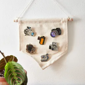 Canvas Pin Flag (Medium, 7" x 7")