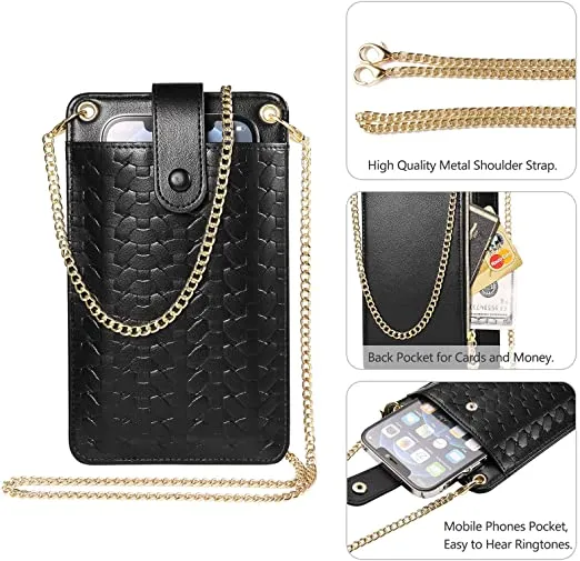 Cell Phone Purse Wallet Small Crossbody Bags Mini Shoulder Bag with Card Slot for iPhone 13 Pro Max Galaxy S22 Ultra