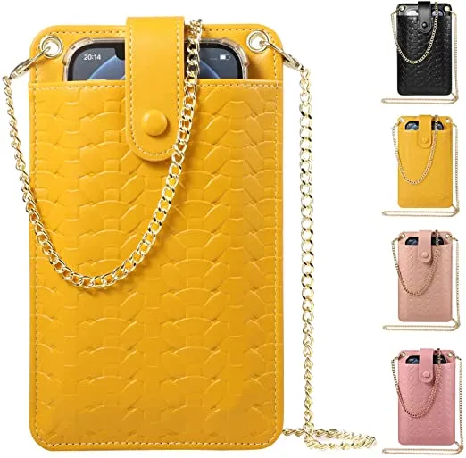 Cell Phone Purse Wallet Small Crossbody Bags Mini Shoulder Bag with Card Slot for iPhone 13 Pro Max Galaxy S22 Ultra