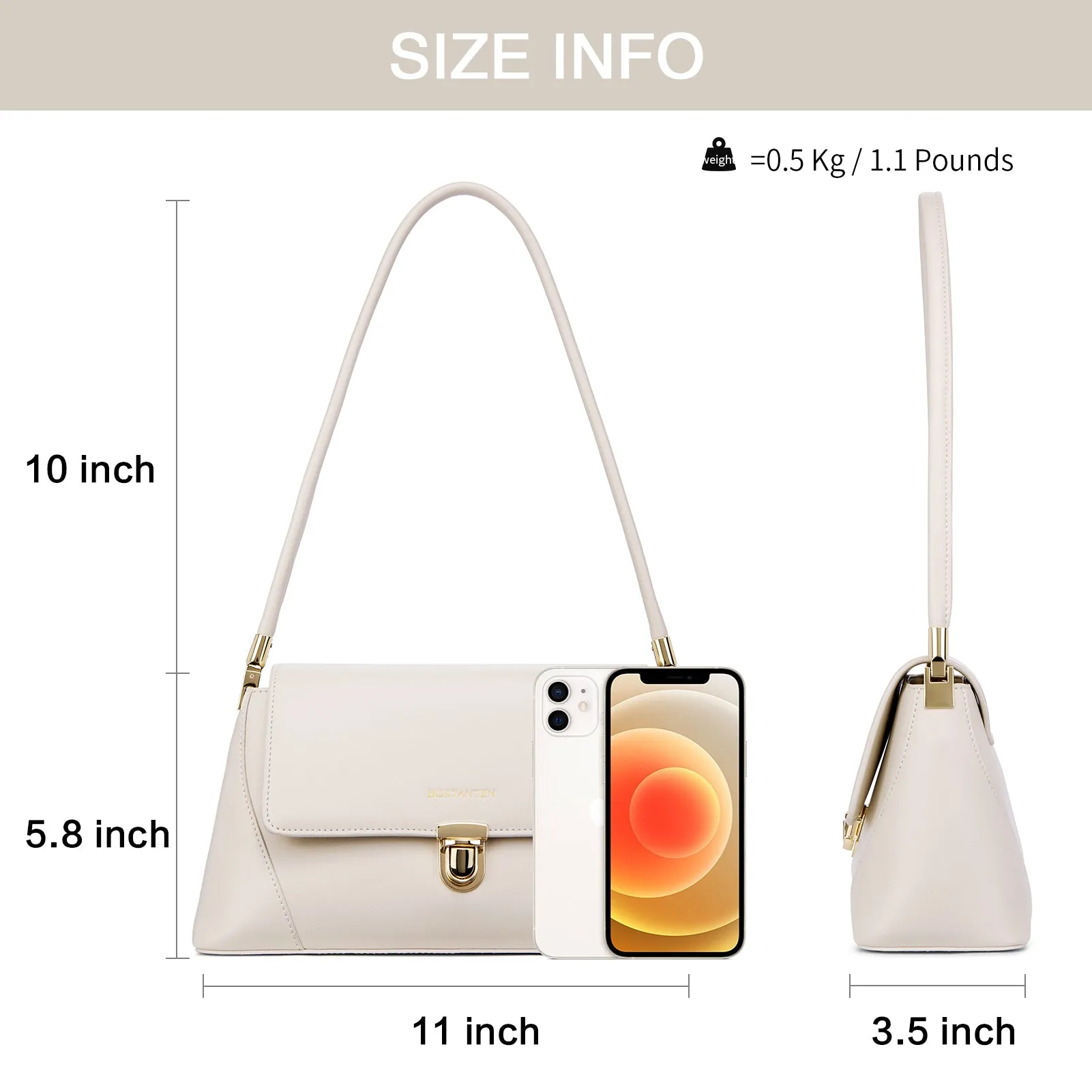 Cella Sleek and Soft Leather Shoulder Bag for Women - Comfort and Style Combined