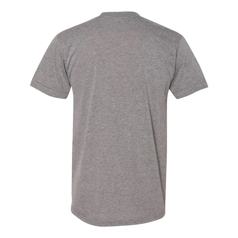 CLEARANCE ITEM - MG Logo - USA Made Tri-Blend Tee (Heather Grey)