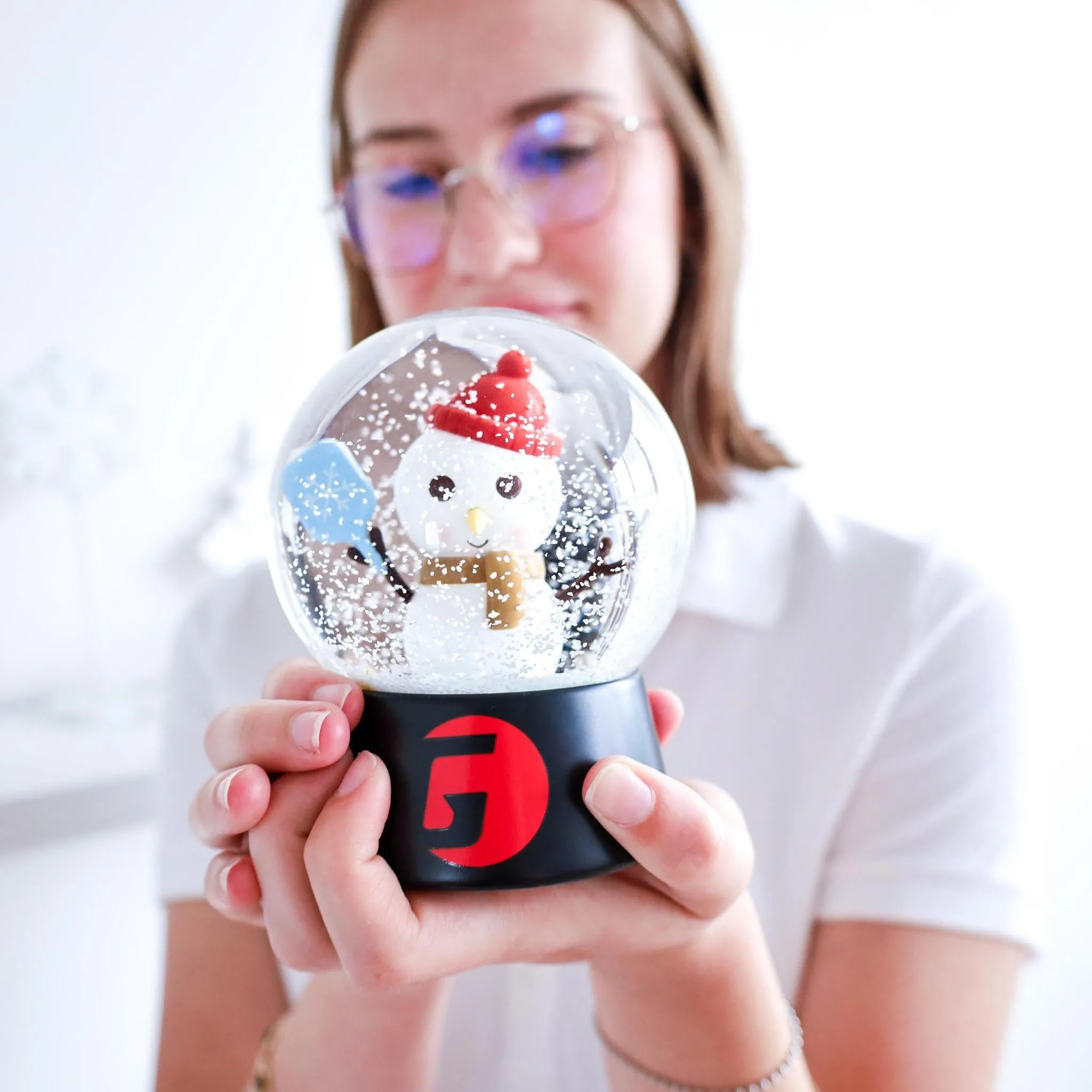 GAMMA Holiday Pickleball Snow Globe