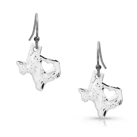 I Heart Texas State Charm Earrings
