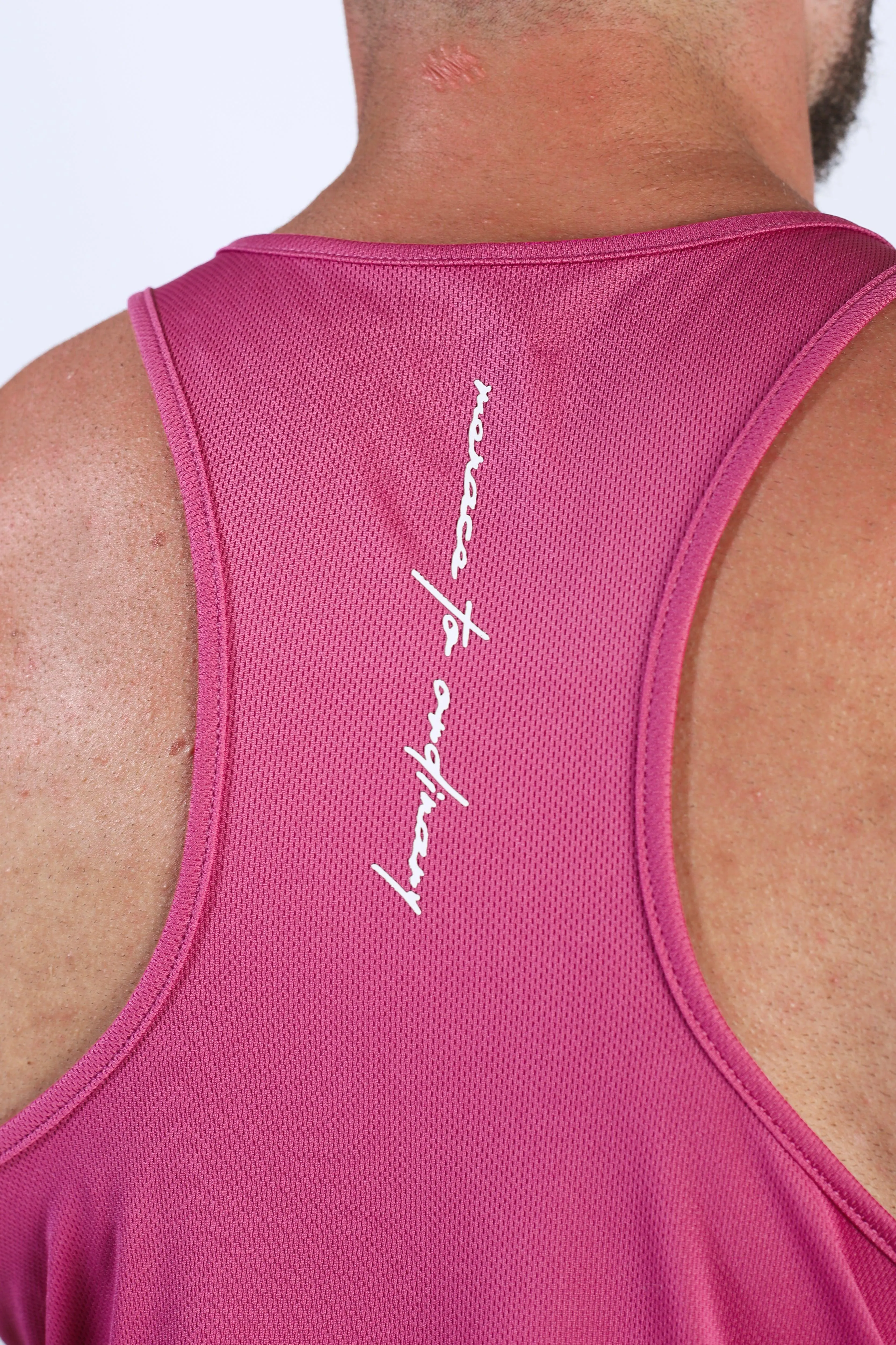 Jed North Microfiber Dri-fit tank magenta
