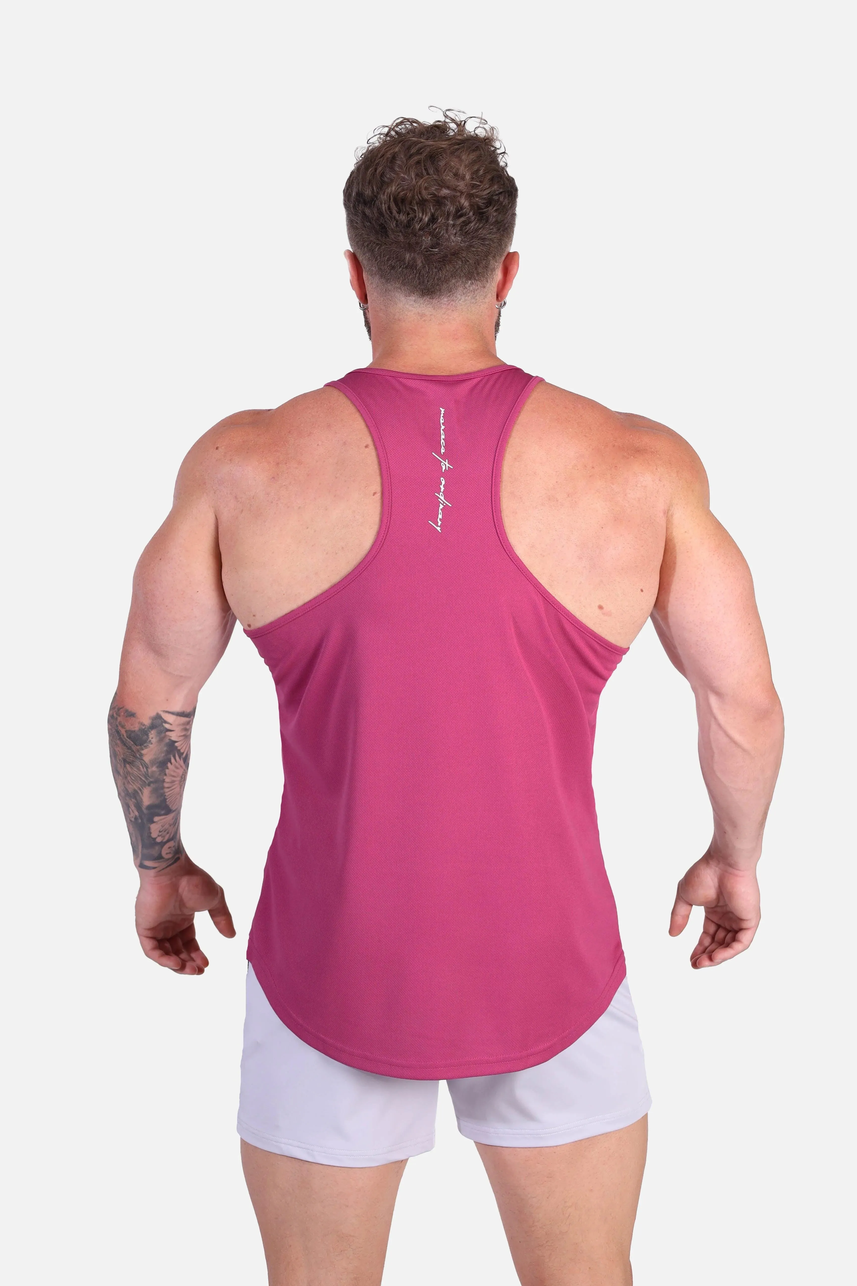 Jed North Microfiber Dri-fit tank magenta