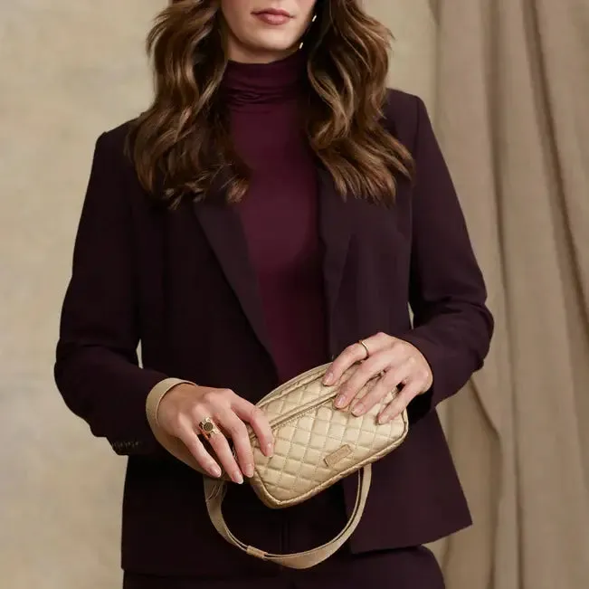 Mini Belt Bag - Champagne Gold Pearl