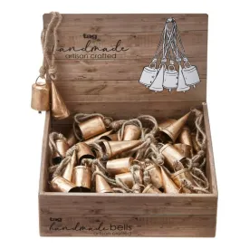 Mini Hanging Bells - Antique Gold