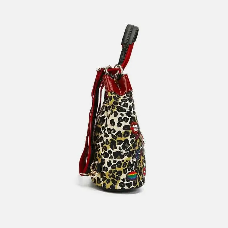 Nicole Lee USA Luxury Fashion Multifunctional Bucket Backpack
