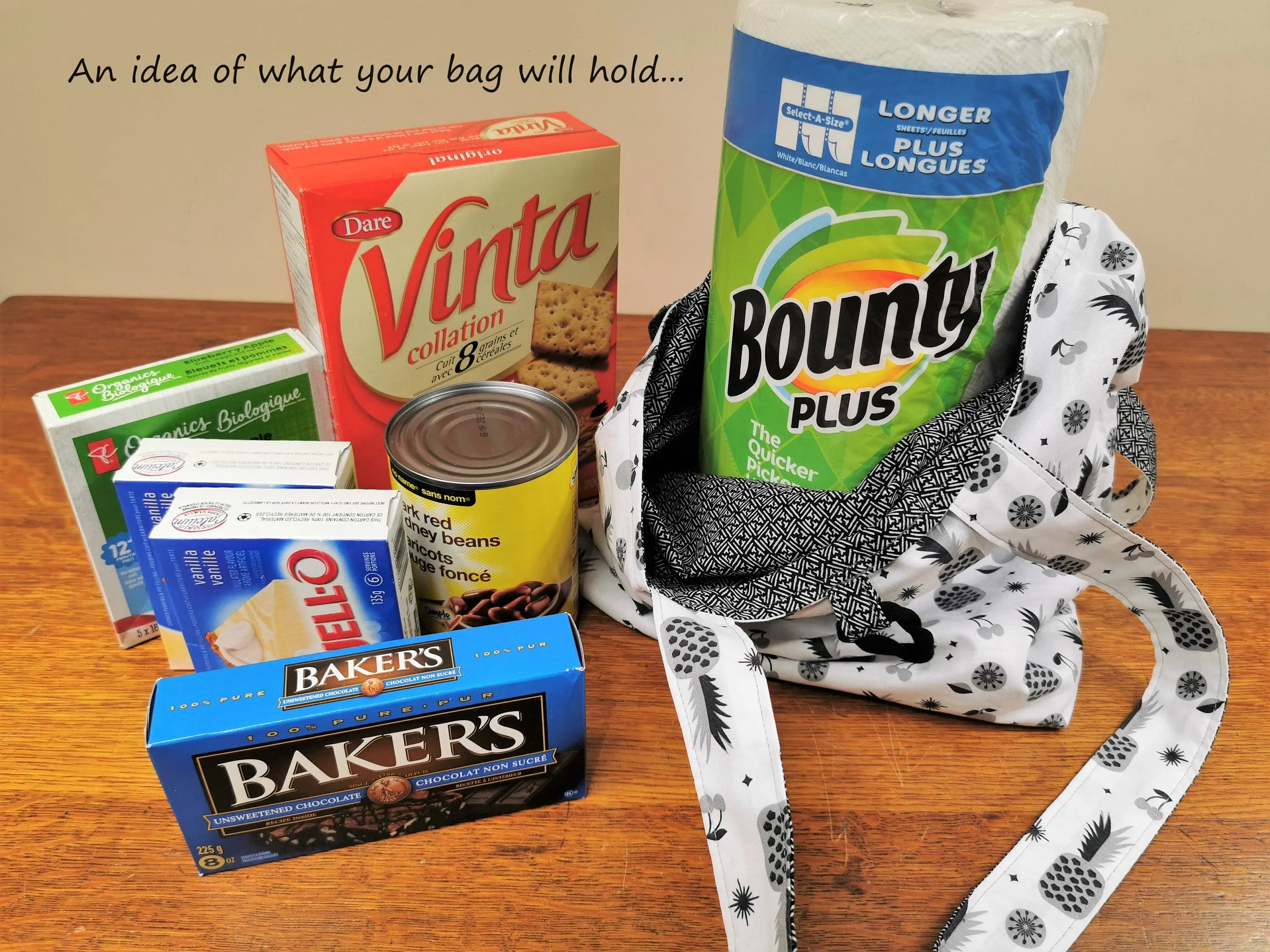 Reusable Compact Shopping Bag, Basic Tote Bag